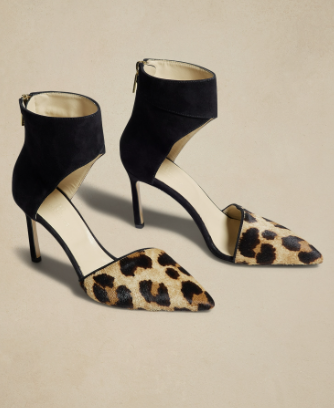 Valais Haircalf Leather Heel
