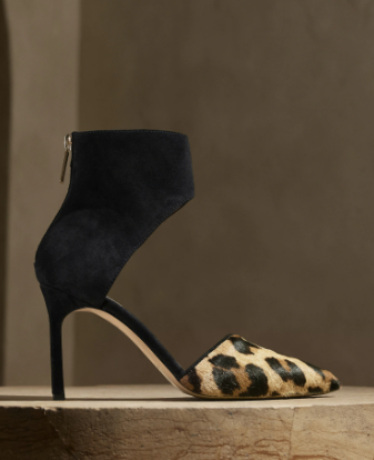 Valais Haircalf Leather Heel
